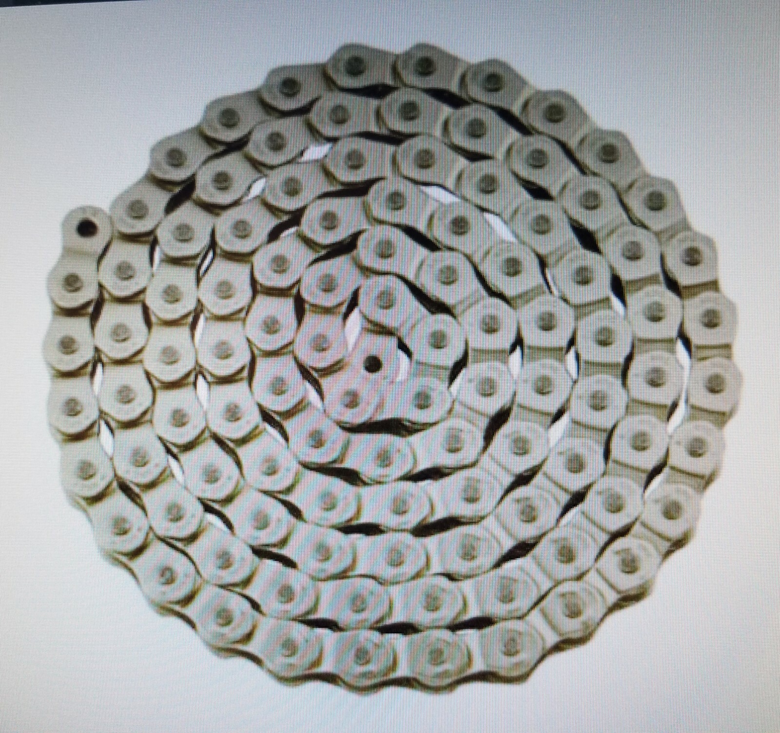 NEW KMC BMX BICYCLE CHAIN, 1/2X1/8X100-1/2 LINK 1/SPEED SILVER
