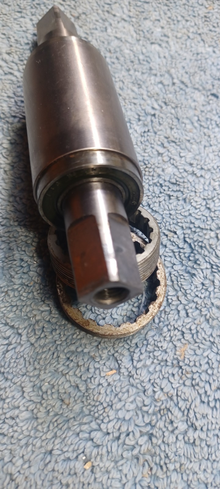 Vintage Phil Wood Bottom Bracket 68mm BSA English 125mm Spindle Square Taper