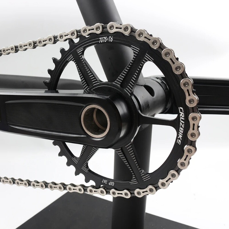 Mountain Bike Round Chainring 32T/34T/36T/38T Crown Bicycle Single Chainwheel