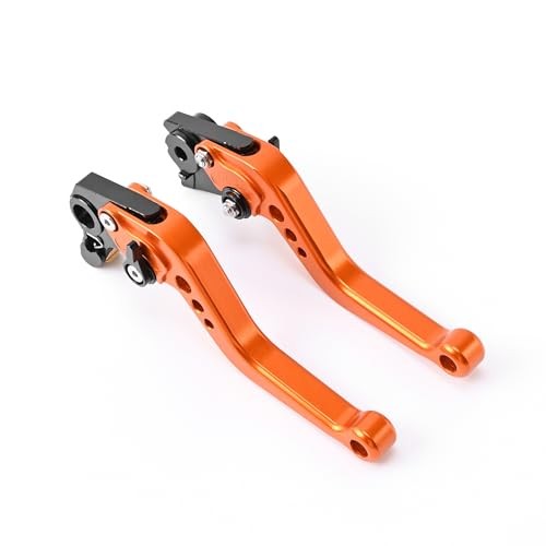 Clutch Lever 2 Finger Clutch and Brake Levers Compatible with KTM 690 Orange