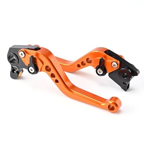 Clutch Lever 2 Finger Clutch and Brake Levers Compatible with KTM 690 Orange