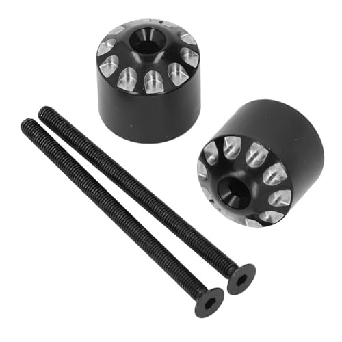 1 Pair of Motorcycle Handlebar End Weights,Solid Stainless Steel Bar Ends Plug