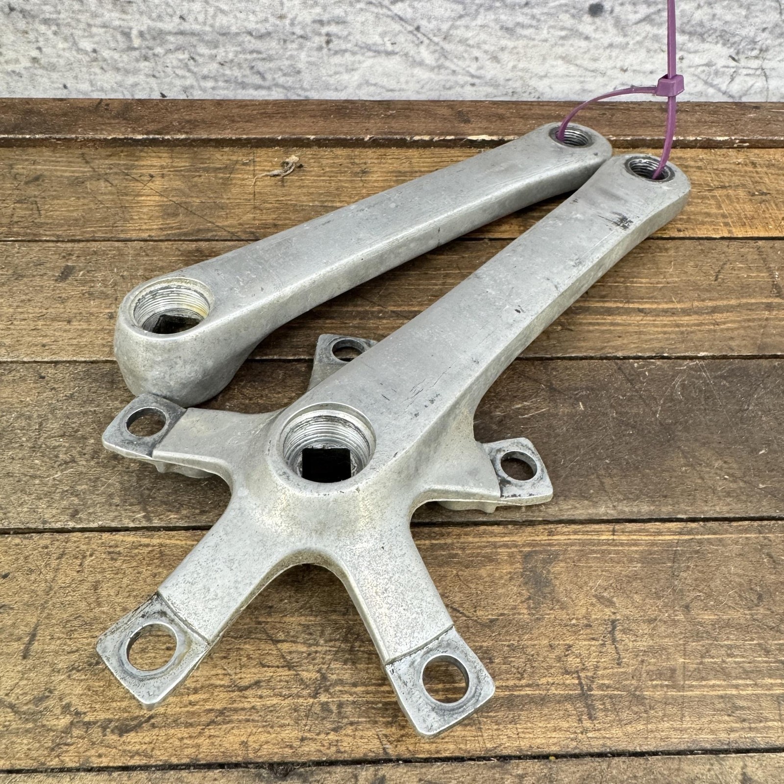 Vintage Shimano Deore FC-MT60 Crankset 175mm 110 BCD MTB Square Taper Arms Cafe
