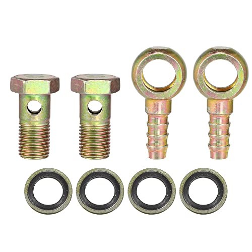 Banjo Bolt M14x1.5 10mm Banjo Hose Barb Bolt Fittings Brake Line Fitting