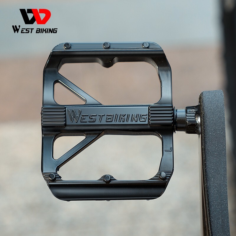 Bicycle Flat Pedals Ultralight Aluminum DU Bearing MTB Bike Pedals Cycling Pedal
