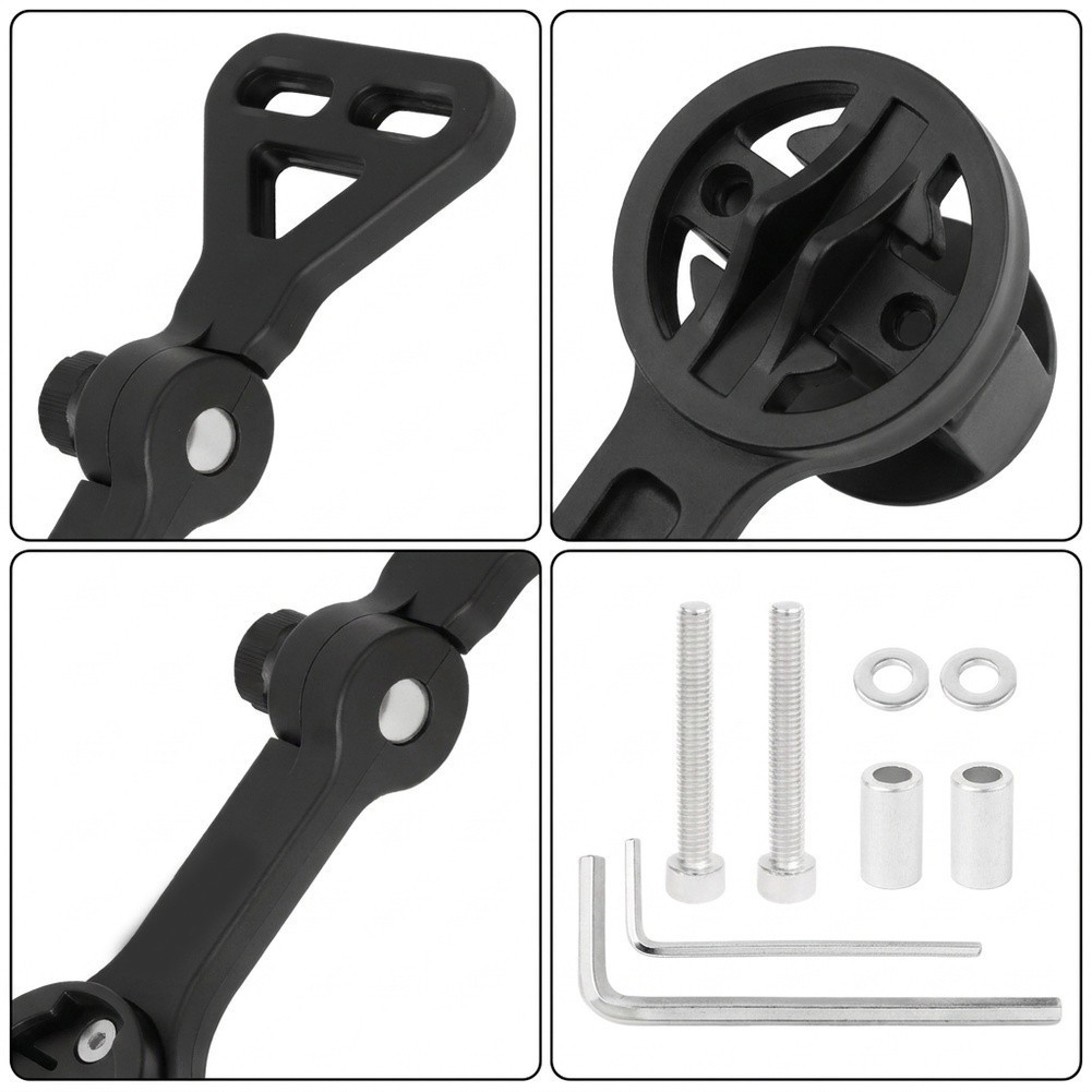 Extension Bracket for Bike Computer and Light Mount on Handlebar Stem 5-35mm