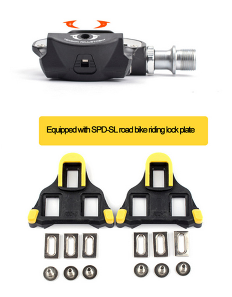 Promend Ultralight 217g Titanium Road Bike Self-lock Pedals Bicycle Lock Pedals