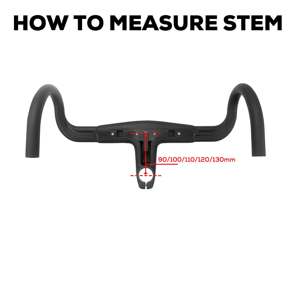 Carbon Integrated Road Bike Aero Bar 390/400/420mm Fork Steerer 28.6/31.8mm