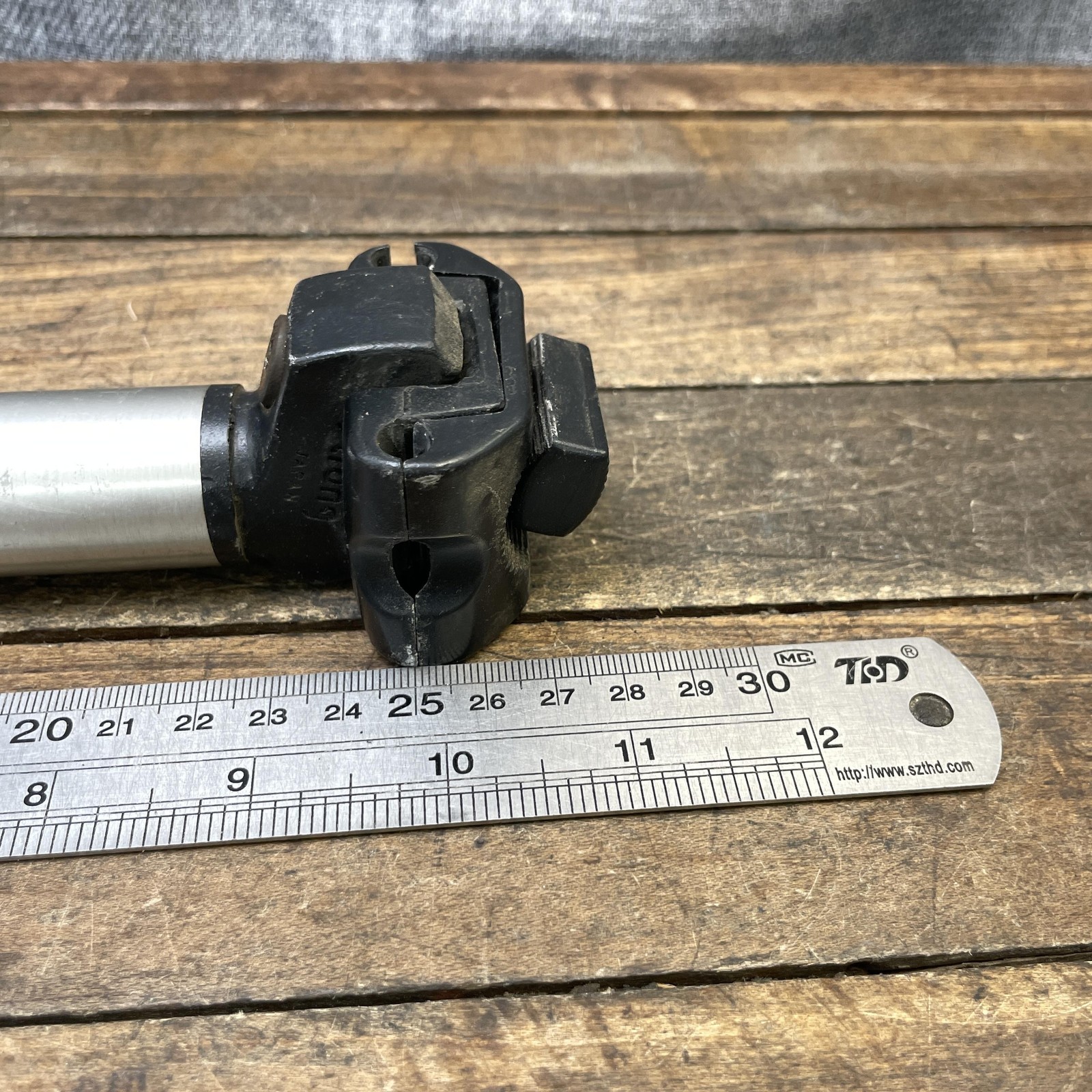 Vintage Strong Seatpost 27.2mm Alloy Silver Japan 1989 27.2 MTB Road Bicycle