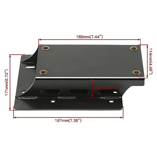 Torque Converter Motor Engine Riser Plate Kit Replacement for Predator black
