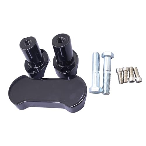 1-1/4″ Gloss Black Diameter Handlebar Riser High style Top Clamp Kit Mount