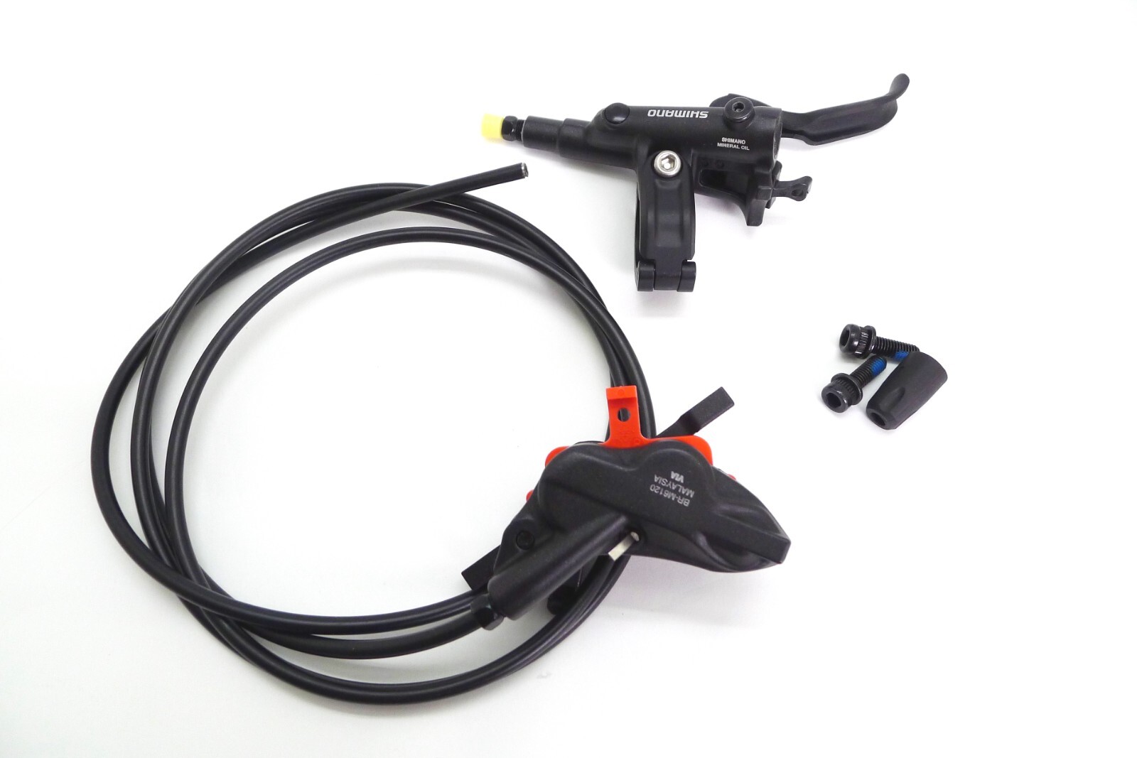 Shimano Deore BL-M6100 BR-M6120 4 Piston Hydraulic Disc Brake (Shimano Logo)