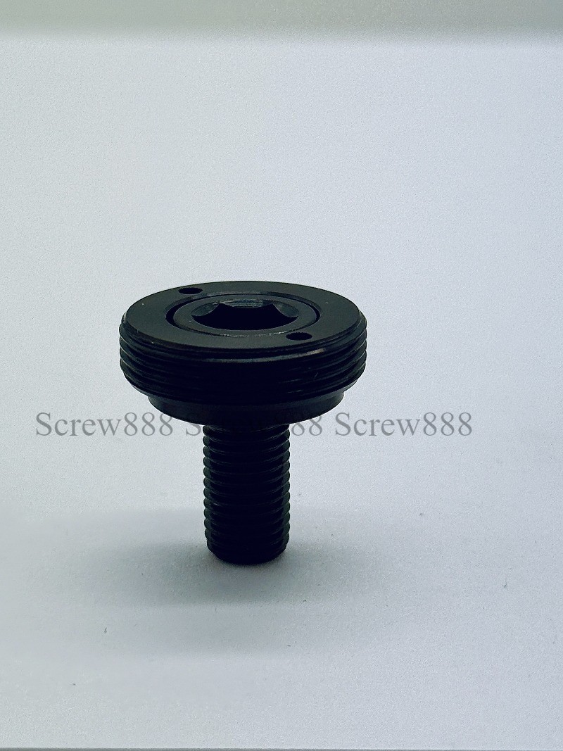 M8x15mm Bike Crank Titanium Bolts Screws Square Taper Bottom Bracket Ti Bolt Cap