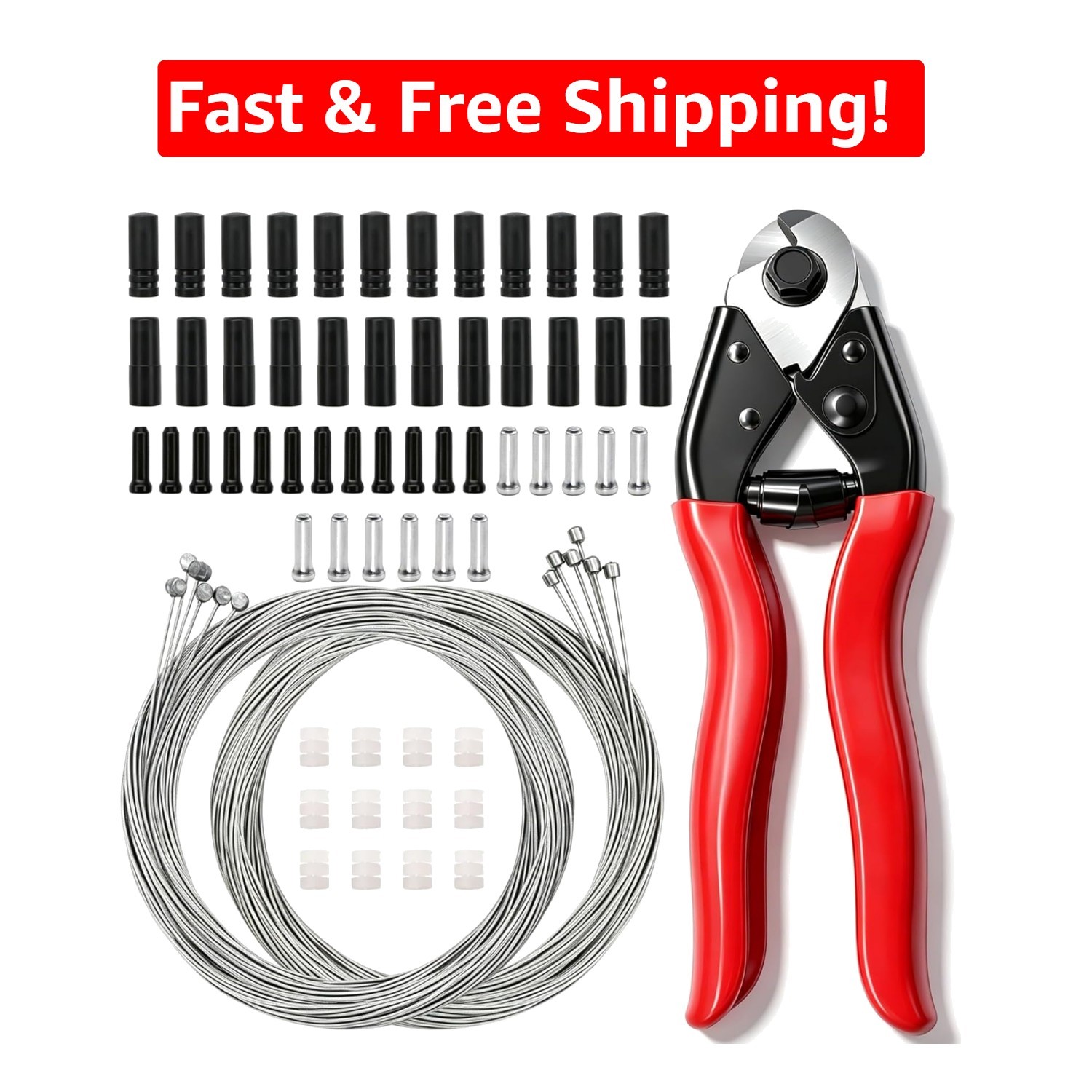 Comprehensive 73PCS Bike Maintenance Kit with O-Rings & Cable End Caps – Mankk