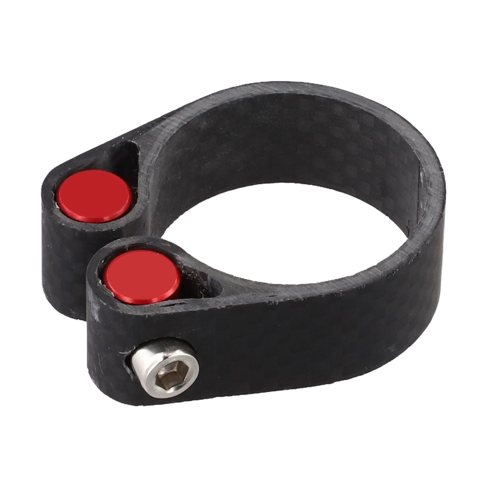 Carbon Fiber Seatpost Clamp Lock Buckle for Road and Mountain Bike Seat Tubes