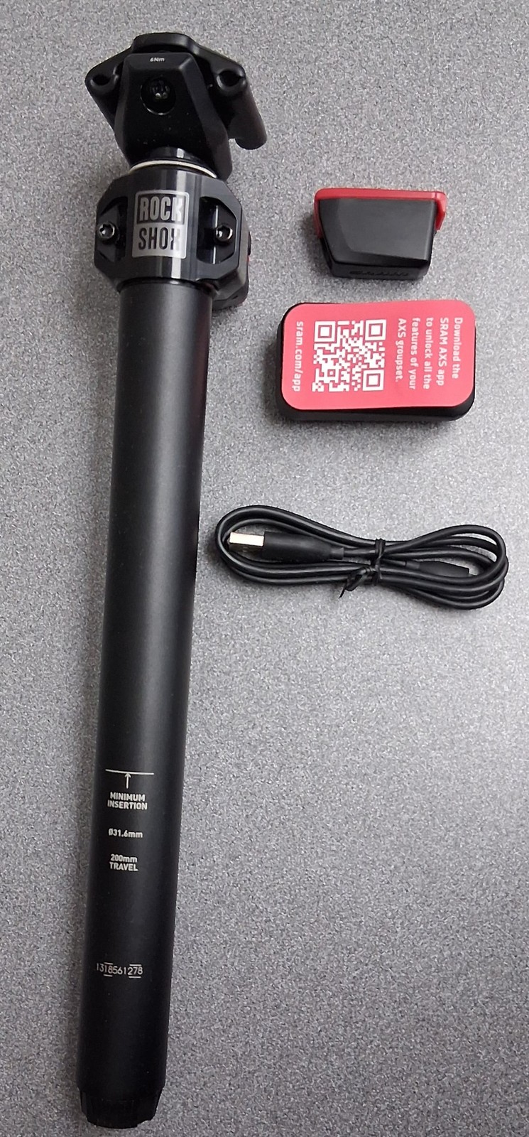 RockShox Reverb AXS Dropper Seatpost 31.6x200mm