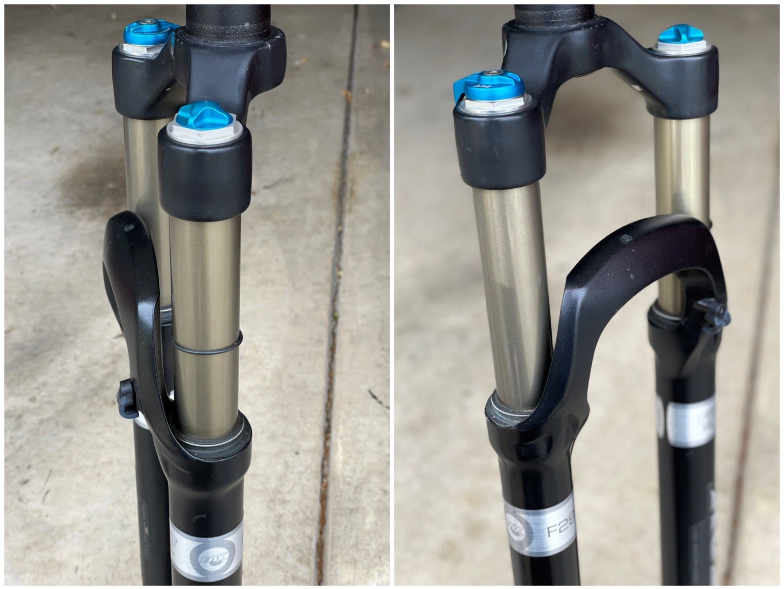 Fox 29” Fork – Fit RL 32 F29 Quick Release Tapered Steerer Black – Leaks Oil