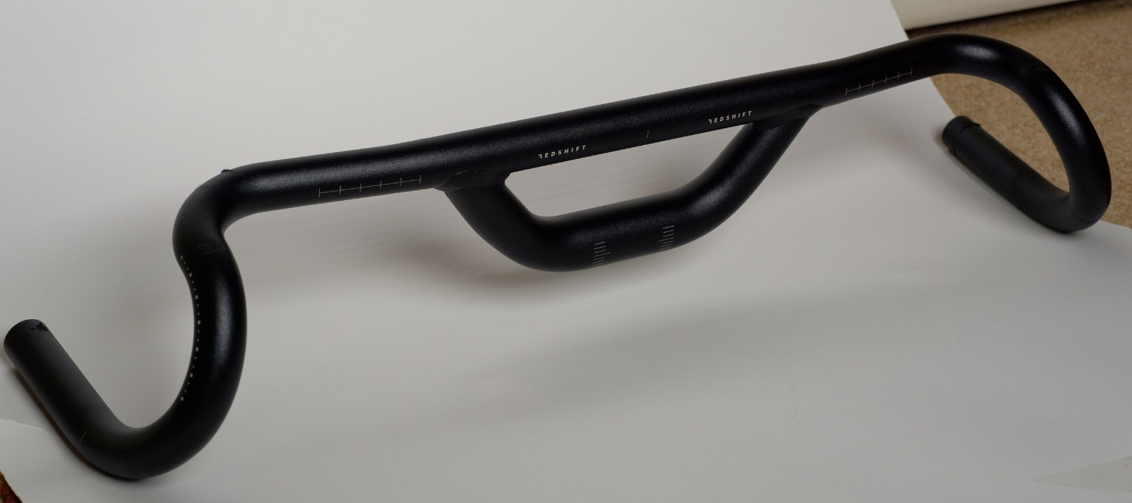 REDSHIFT Top Shelf Low Flare Handlebar Aluminum Drop 70mm of Rise, 50cm Width