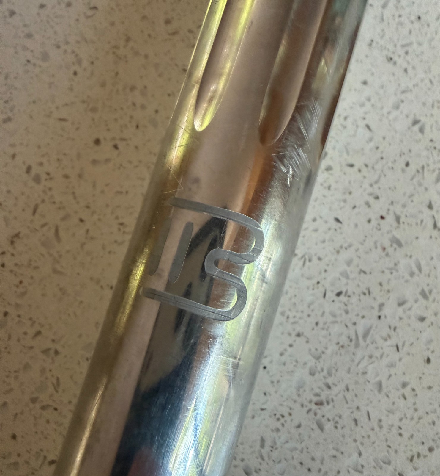 CAMPAGNOLO RECORD FLUTED SEAT POST W/BOTTECCHIA ENGRAVING 26.8 MM