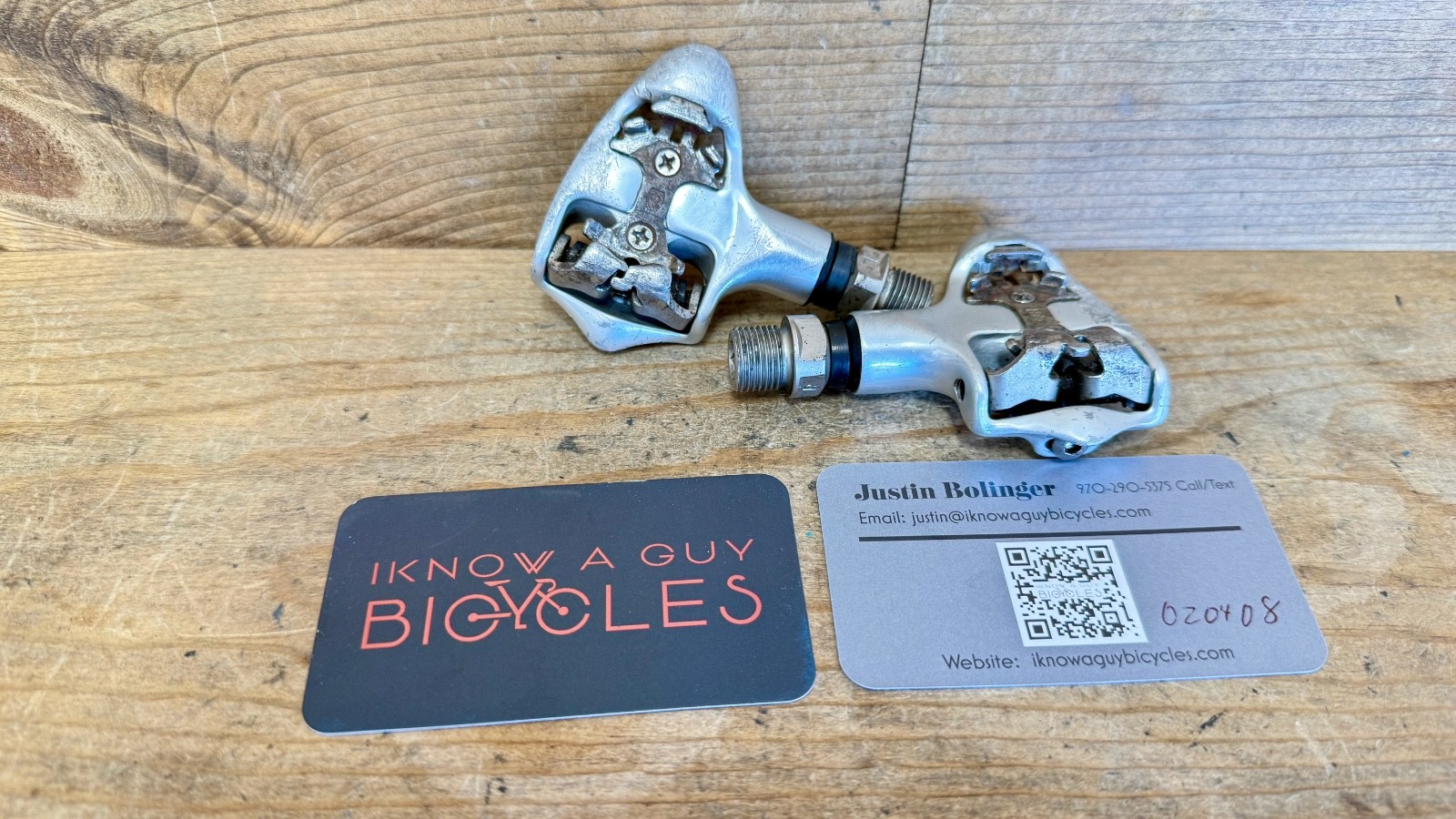 Ritchey Clipless Logic SPD Pedals Road Bike Silver Chrome (No Cleats)