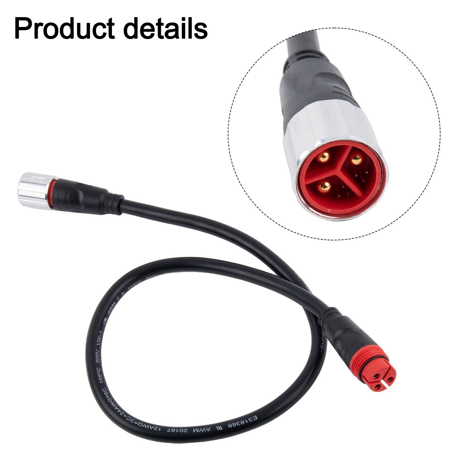 Electric Bike 11 Pin Extension Cable 50cm for Bafang 750W 1000W Hub Motor
