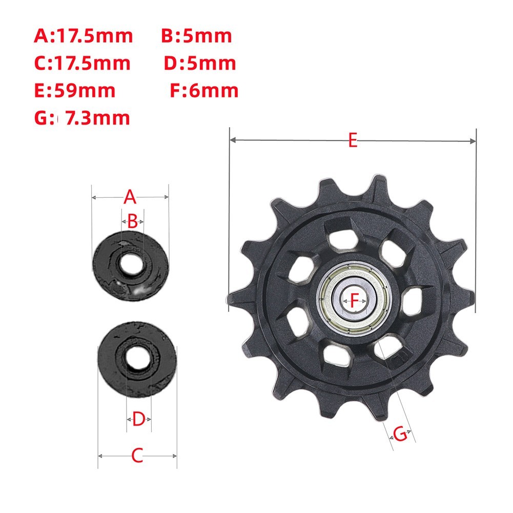 For EAGLE 12-speed Systems Gear Pulley Set Aluminium Construction Modern Design
