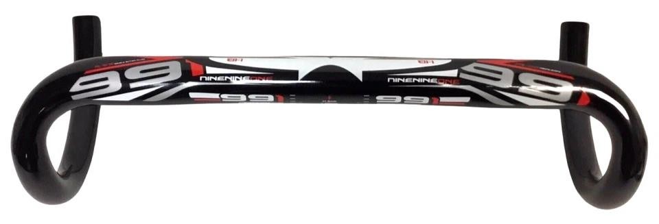 991 Droid Aero Road Black Handlebar Flat Top Drop Bar 42cm 31.8mm AL7071