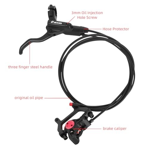 Z00M HB875E Ebike Hydraulic Disc Brake Set, Ebike Brakes+2*180mm Rotors