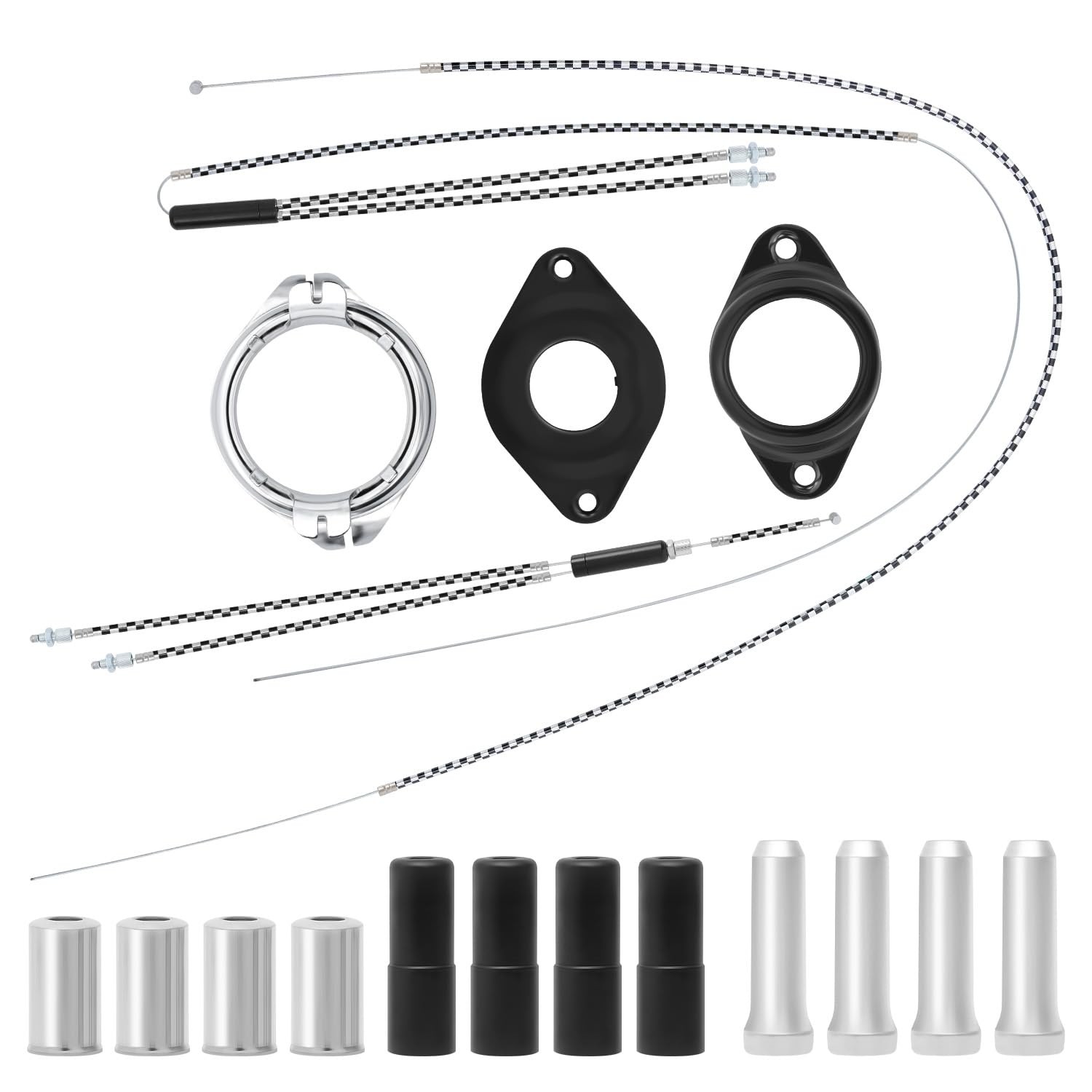 BMX Gyro Brake Cables Look at the picture., Black & White Checkered
