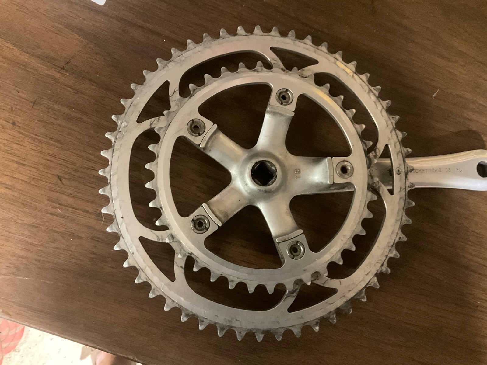 Ritchey Logic crankarm, driveside only,172.5, 53-38 rings, rings are Ritchey,