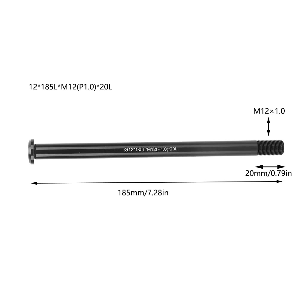 12mm Bike Thru Axle M12 Hollow Hub Adapter – CNC Aluminum Alloy Lightweight S…