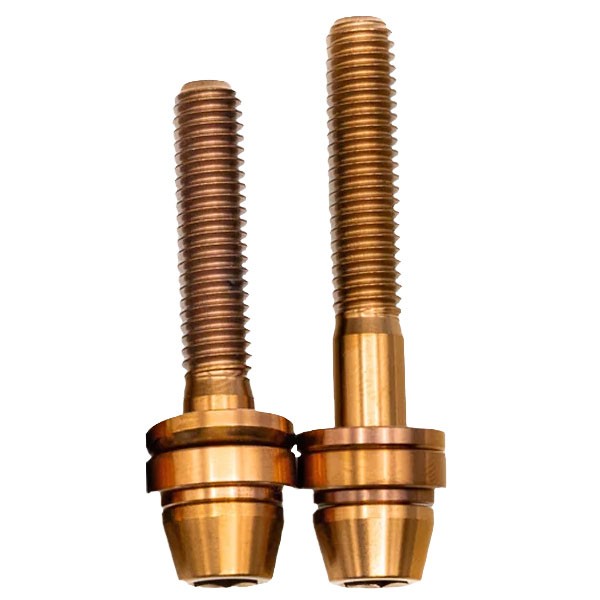 Better Bolts Ti Post Mount Caliper Bolts/Washers, 35/40, Copper,6Ct