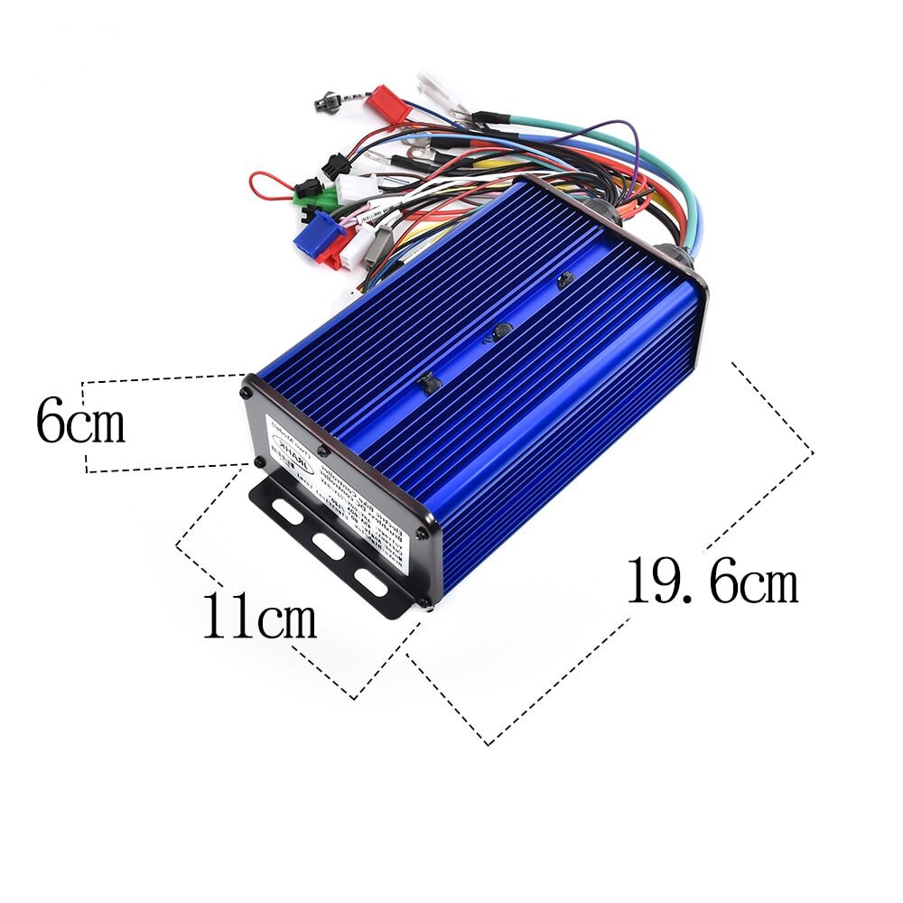 Electric Controller 2500 3000W 48v 52v 60v 64v 72v 84V Brushless E-Bike Motor