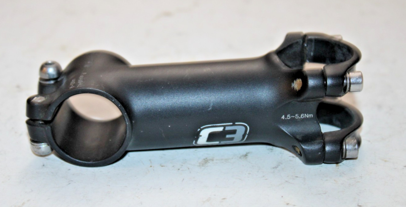 Cannondale C3 MTB Stem 11/8″ Threadless 90mm 31.8mm +/- 7º Black Road MTB Gravel