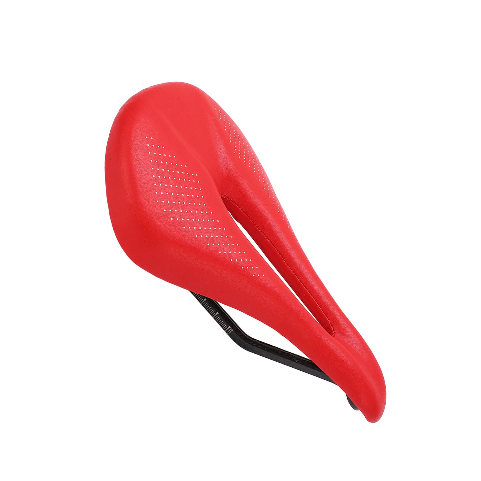 White Saddle Replacement Comfortable Hollow 3K Carbon Fiber + Leather