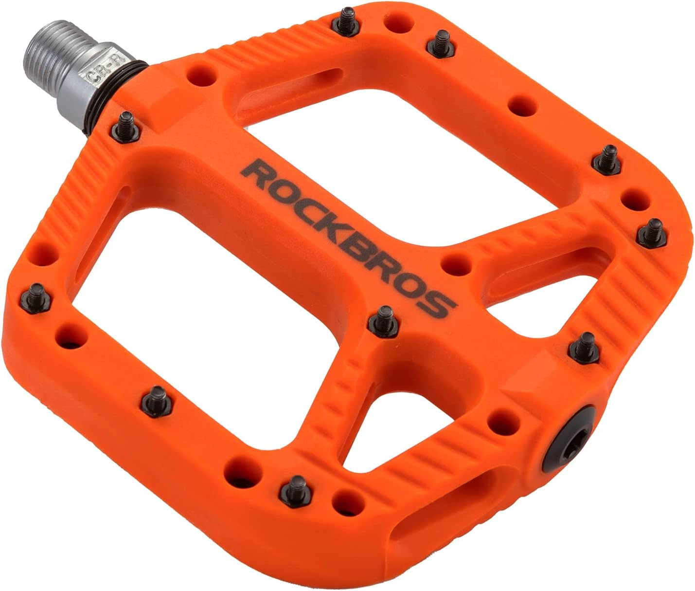 RockBros MTB Bike Pedals 9/16″ Nylon Composite Wide Flat Platform – US