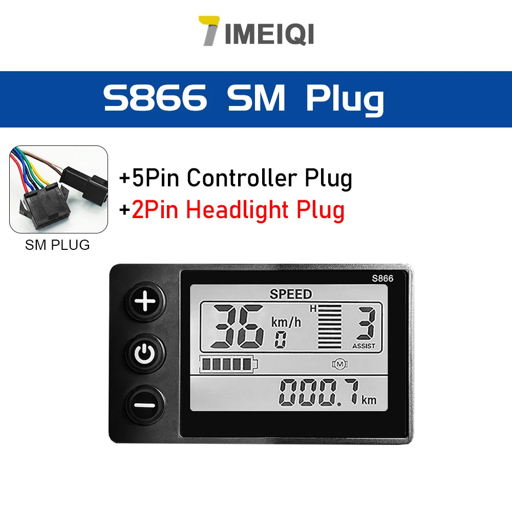 E-bike Sinawave Controller 24V/36V/48V 17A 26A 30A 40A 45A with LCD DIsplay