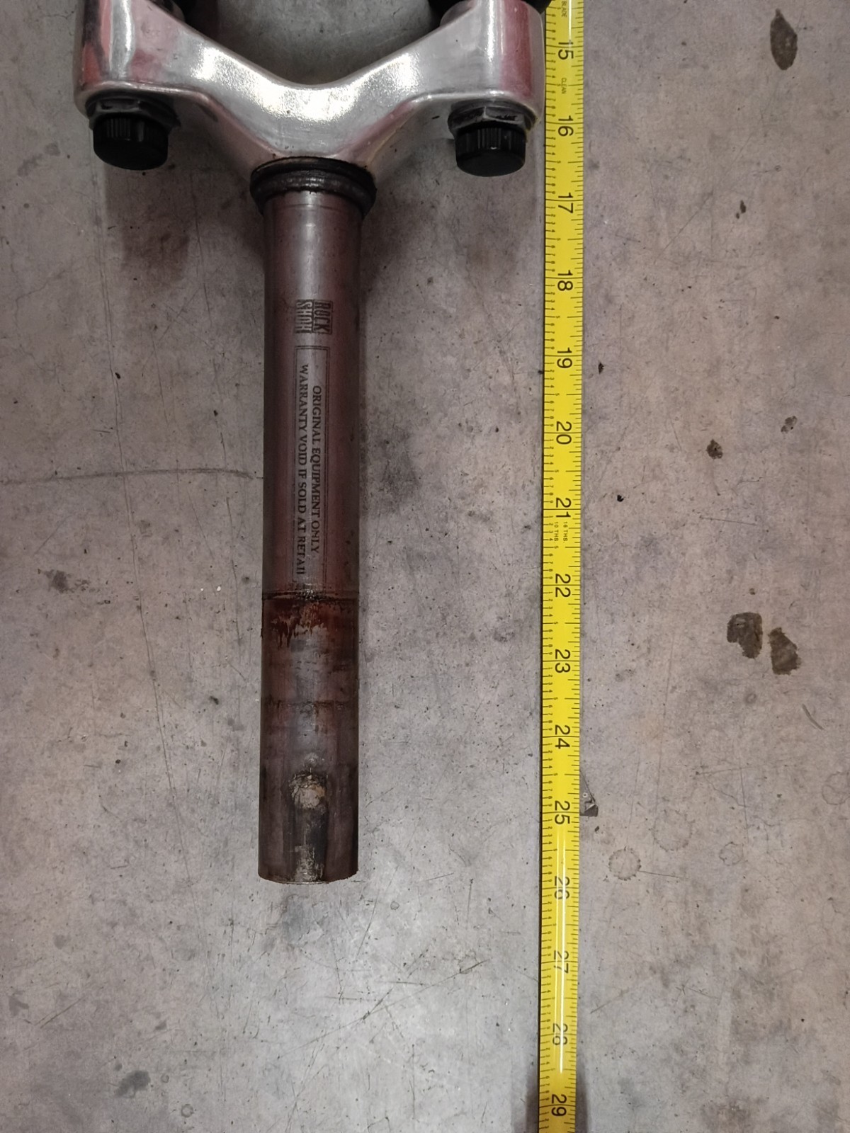 Vintage RockShox Indy C Suspension Fork 1 1/8 Threadless 6 in V-Brake Canti MTB
