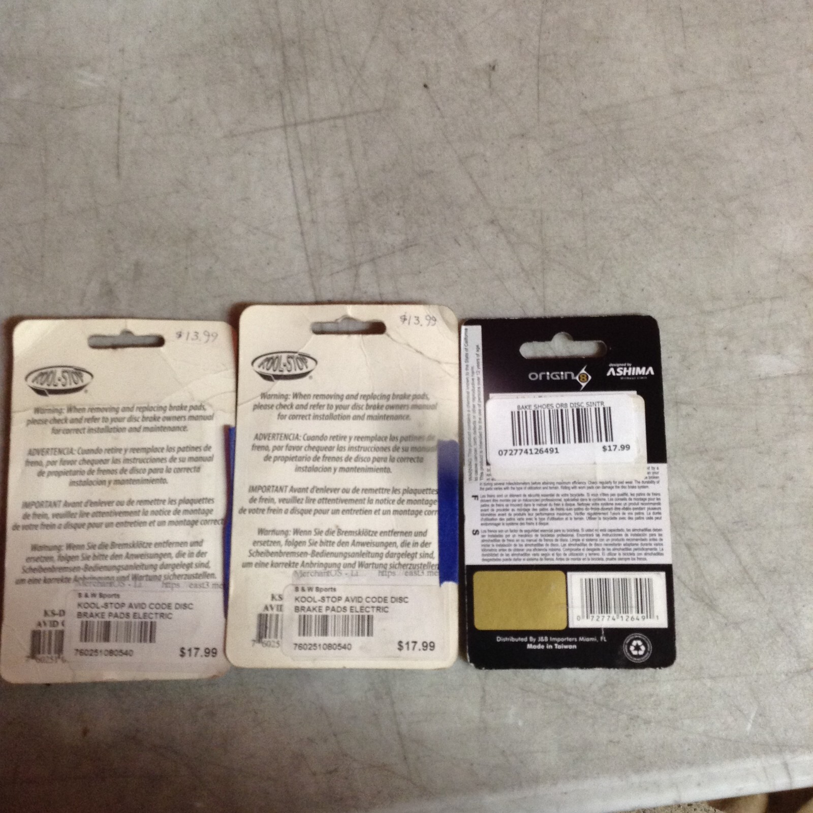 MISC DISC BRAKE PADS