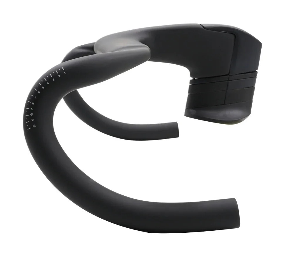 80-110mm Width Road Bicycle Carbon Handlebar Matte Internal Cable Di2 Drop Bar