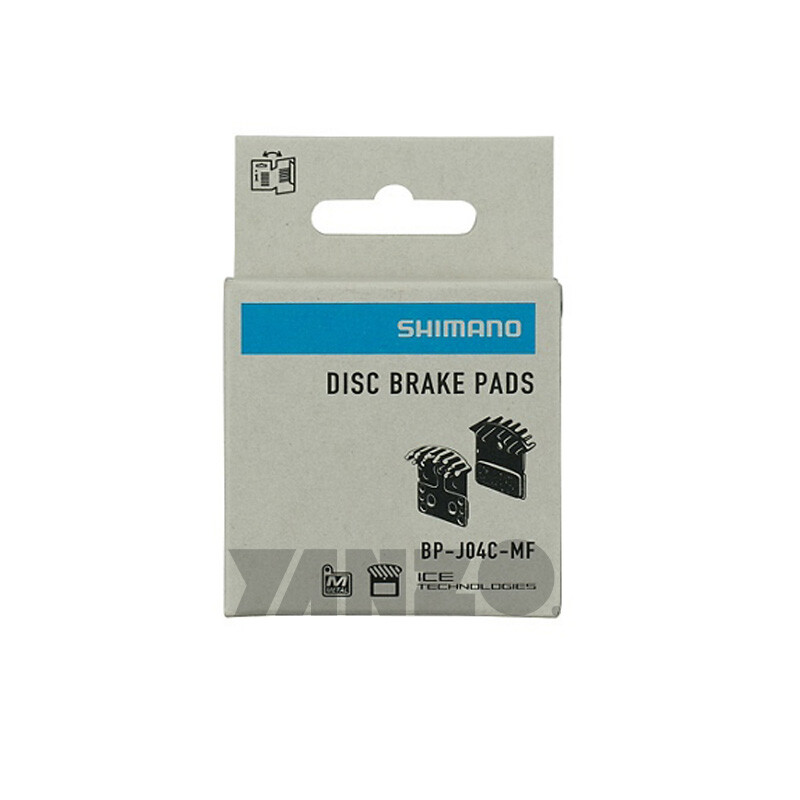 Shimano J04C Metal Bike Disc Brake Pads for SLX XTR XT ICE Tech Cooling Fin