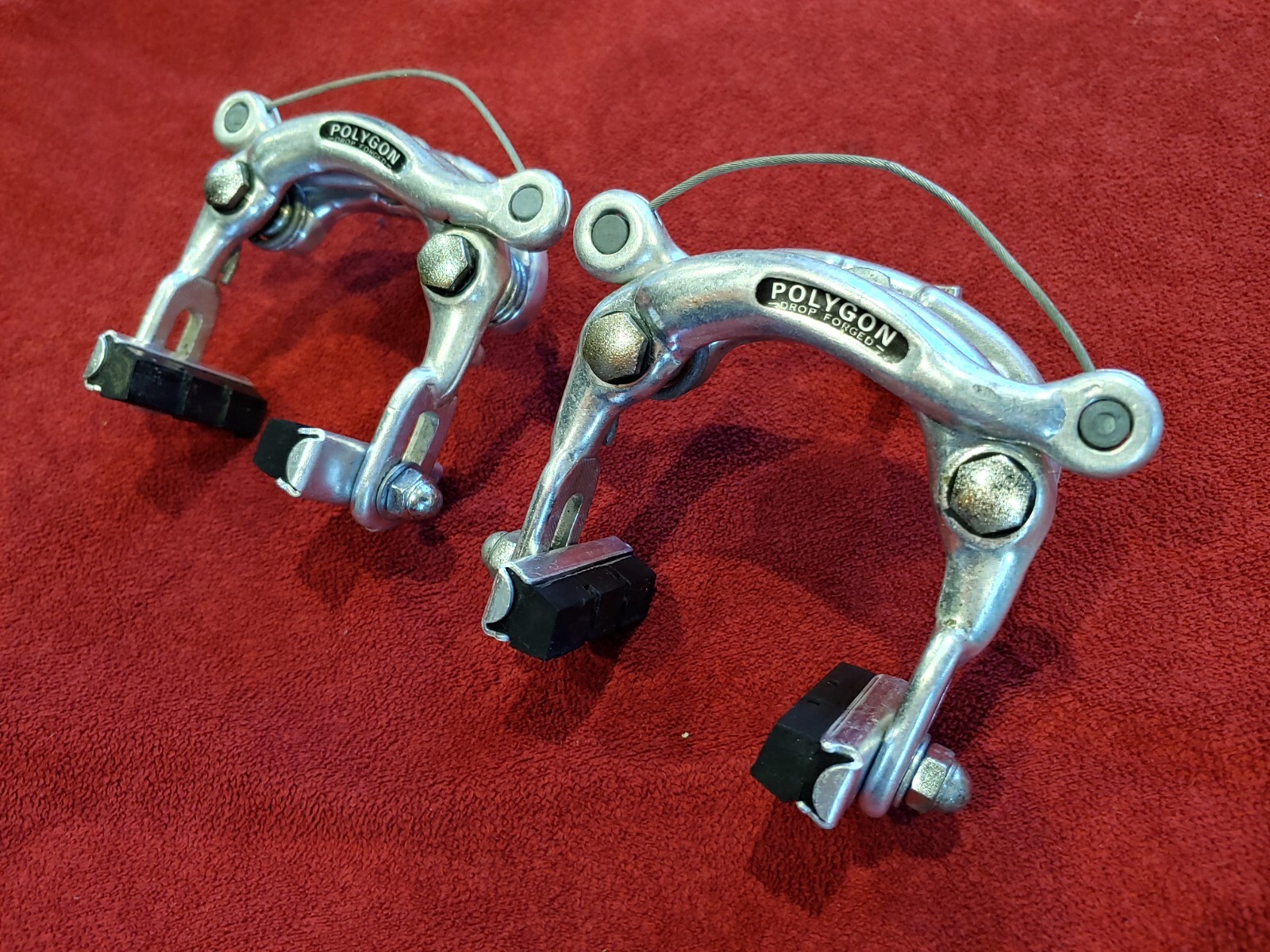 Vintage POLYGON Drop Forged 610 Center Pull Road Caliper Set – Front & Rear