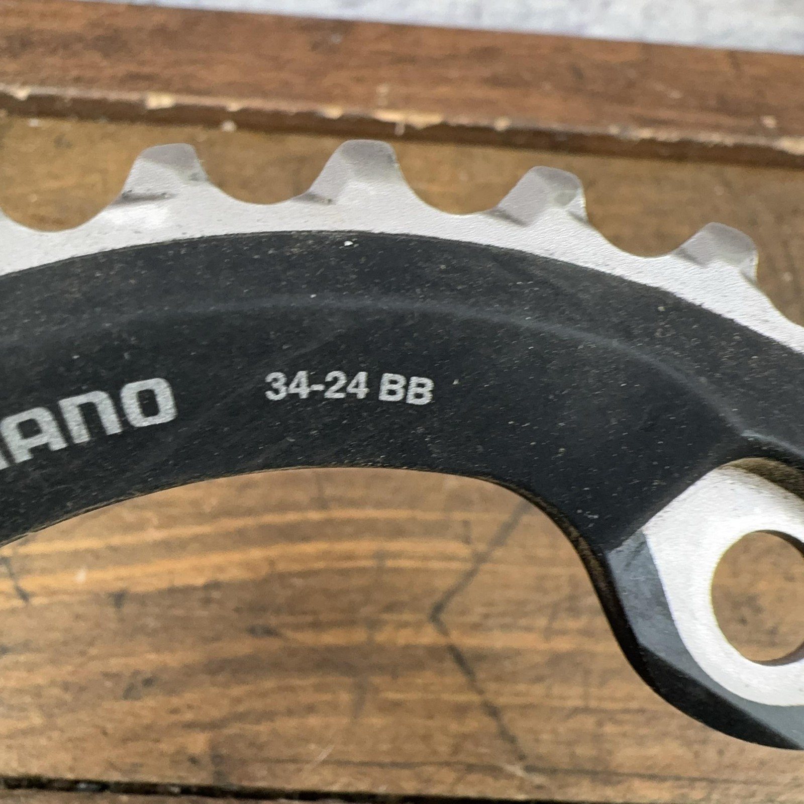 Shimano DynaSys11 Chainring 34 Tooth 34t 4-Arm Asymetrical Black MTB 34-24