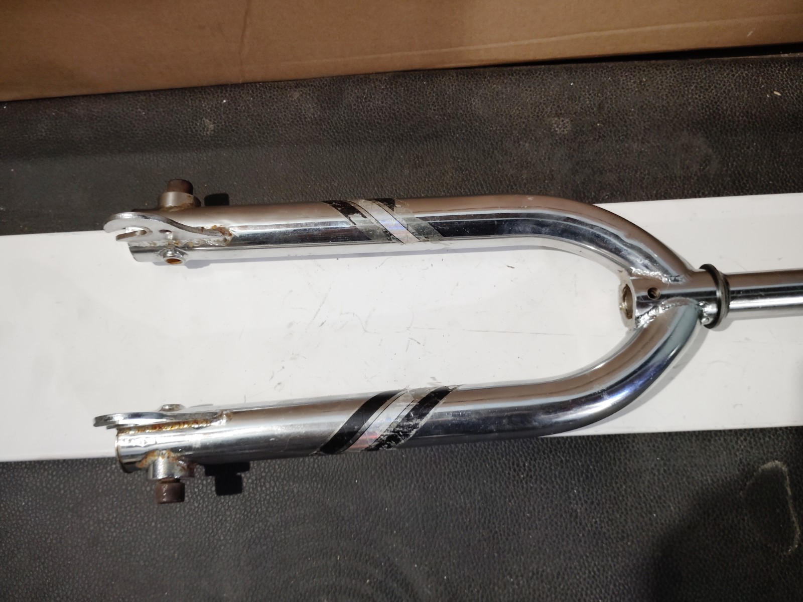 FREESTYLE FRONT FORKS 1″ THREADED 3/8″ AXLES