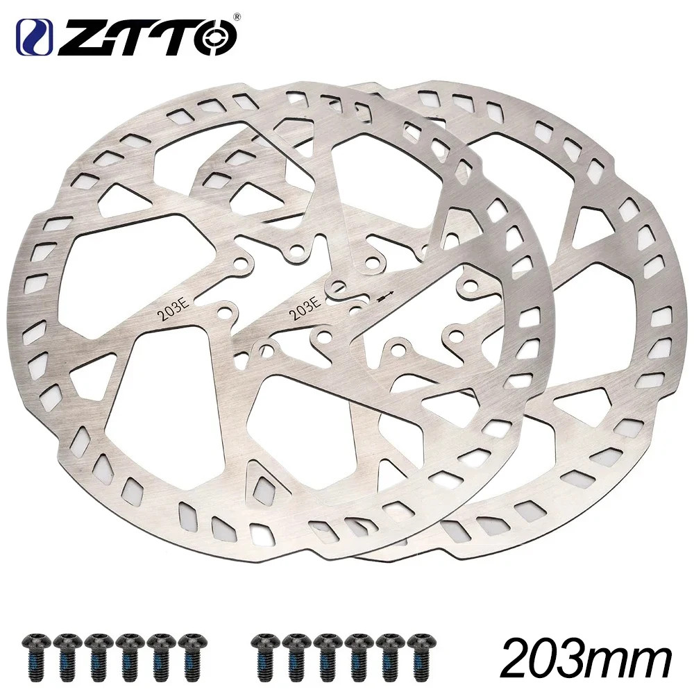 ZTTO 2.3mm Thicken MTB E-Bike Disc Brake Rotor 160/180/203/220mm 6-Bolt