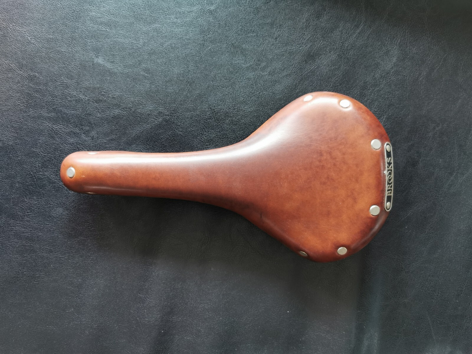 Brooks Saddles B15 Swallow Leather Bicycle Saddle Brown Chrome Rails Men’s