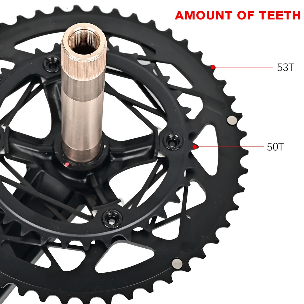 170mm Road Bike Crank Arm 10-12S 110BCD 50-34T 53-39TDouble Sprocket with BB