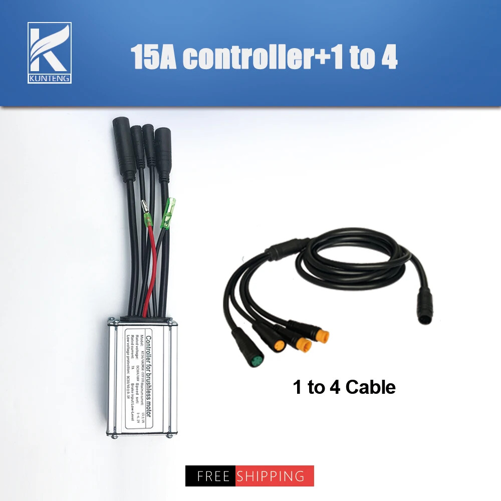 KT Controller 36V 48V 15A 250W 350W Waterproof E-bike Controller with Display