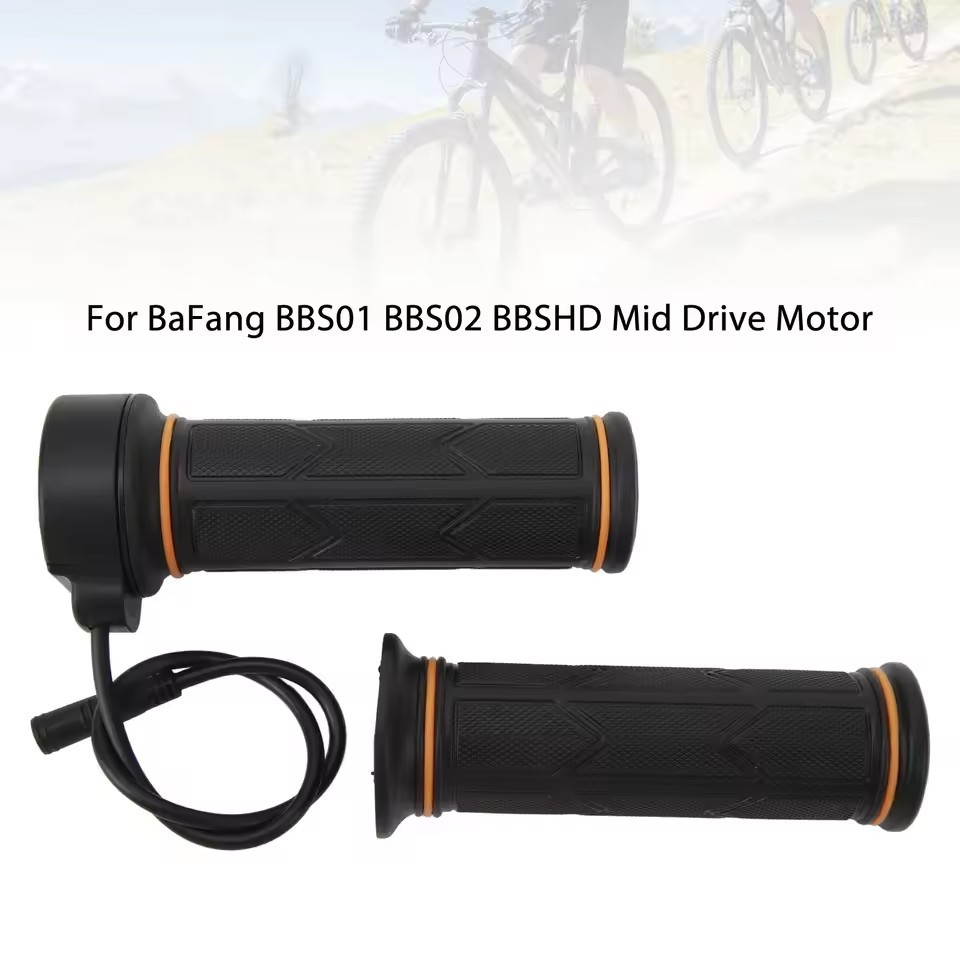 Electric bicycle Full Twist Throttle Grip 12V-72V Twist Throttle 3 Pin WP Plug