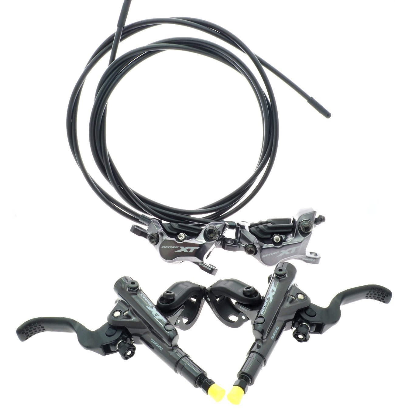 Shimano Deore XT M8120 4-Piston Ice Hydraulic Brake set 1700mm 1000mm w/FIN PADs
